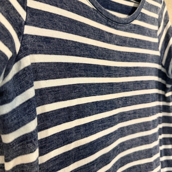 Jane and Delancey Navy and White Striped Mini Dress size medium - Picture 4 of 9